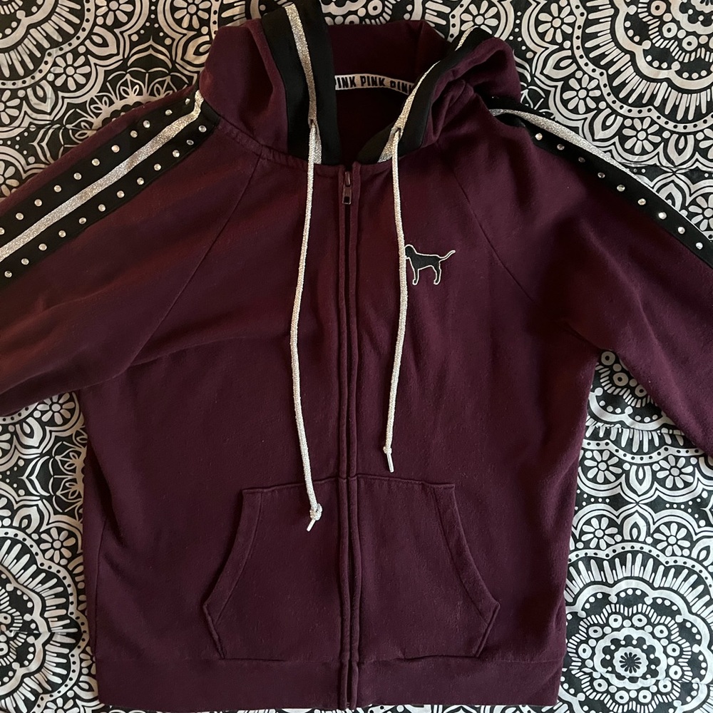 Pink by Victoria Secret zip up hoodie.